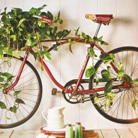ideas aesthetic para guardar la bici en casa