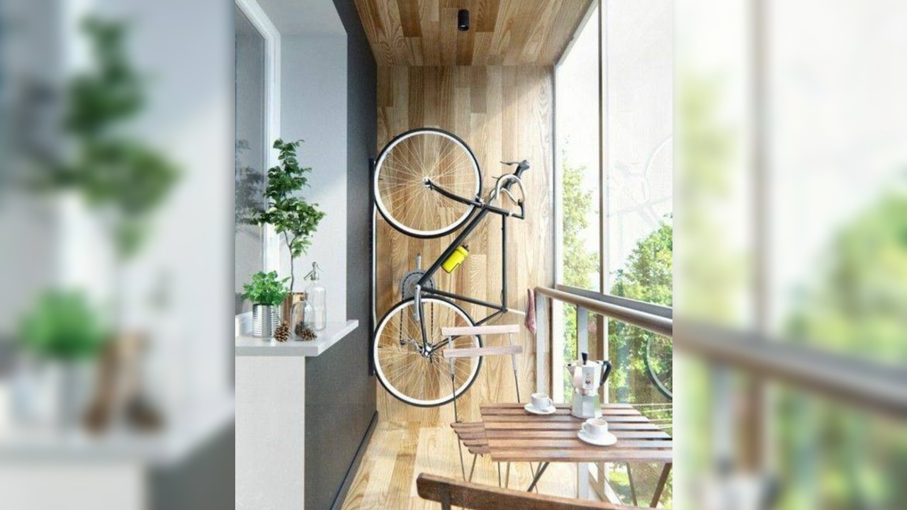 guardar bicicleta en el balcón ideas