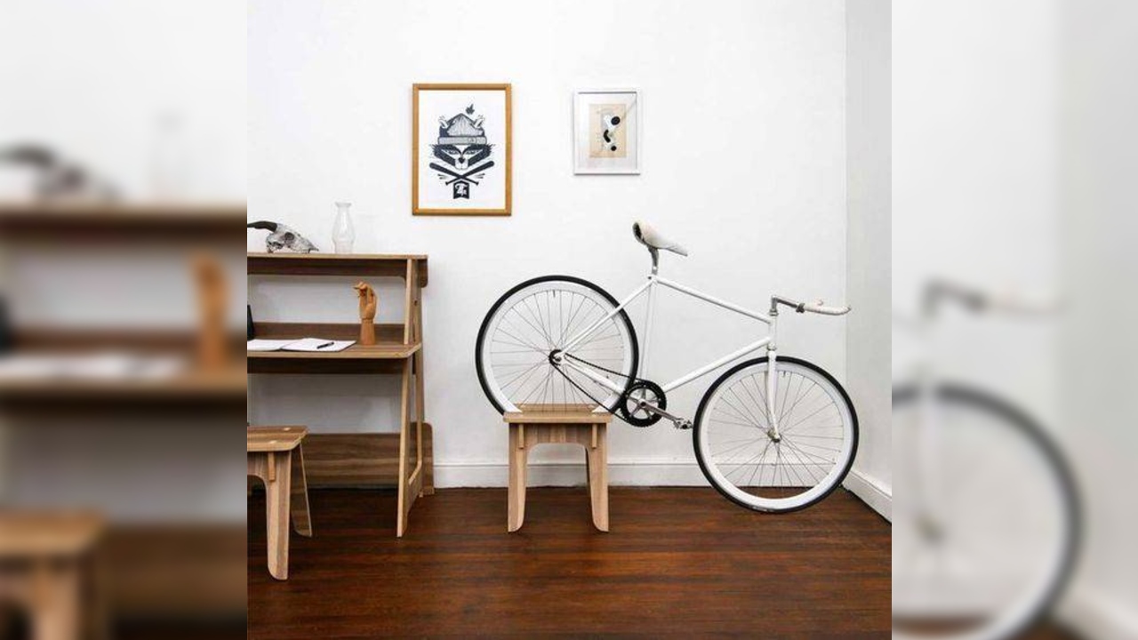 taburete para bici ideas aesthetic para guardarla en depa