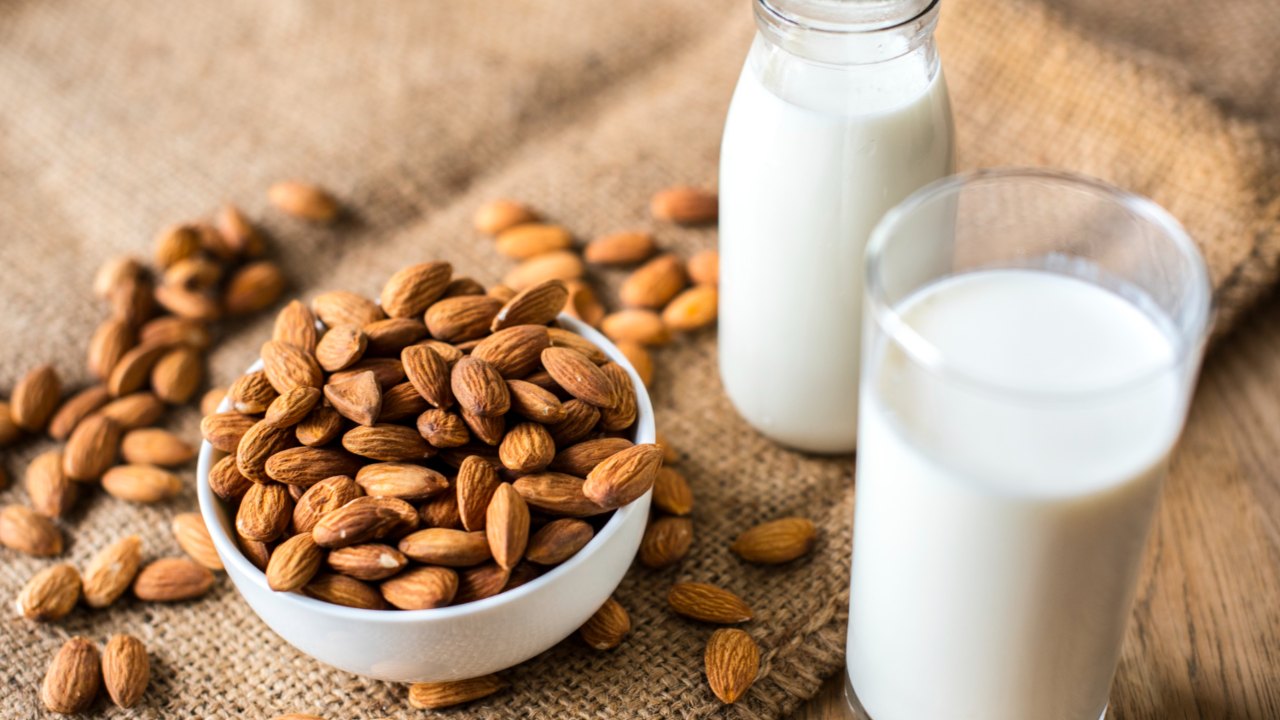 como hacer leche de almendras casera receta