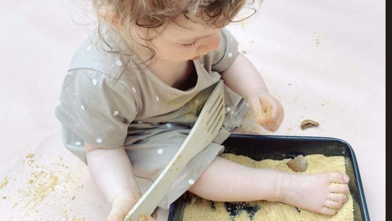 como hacer arena comestible para niños