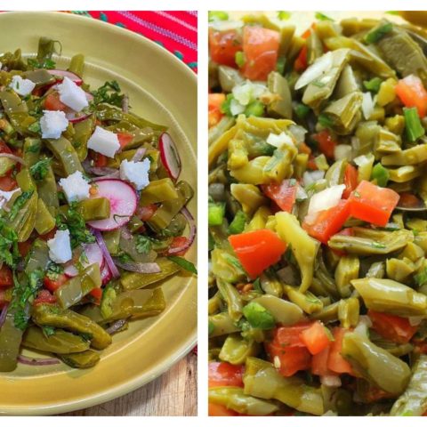 ensalada de nopales como hacer receta mexicana