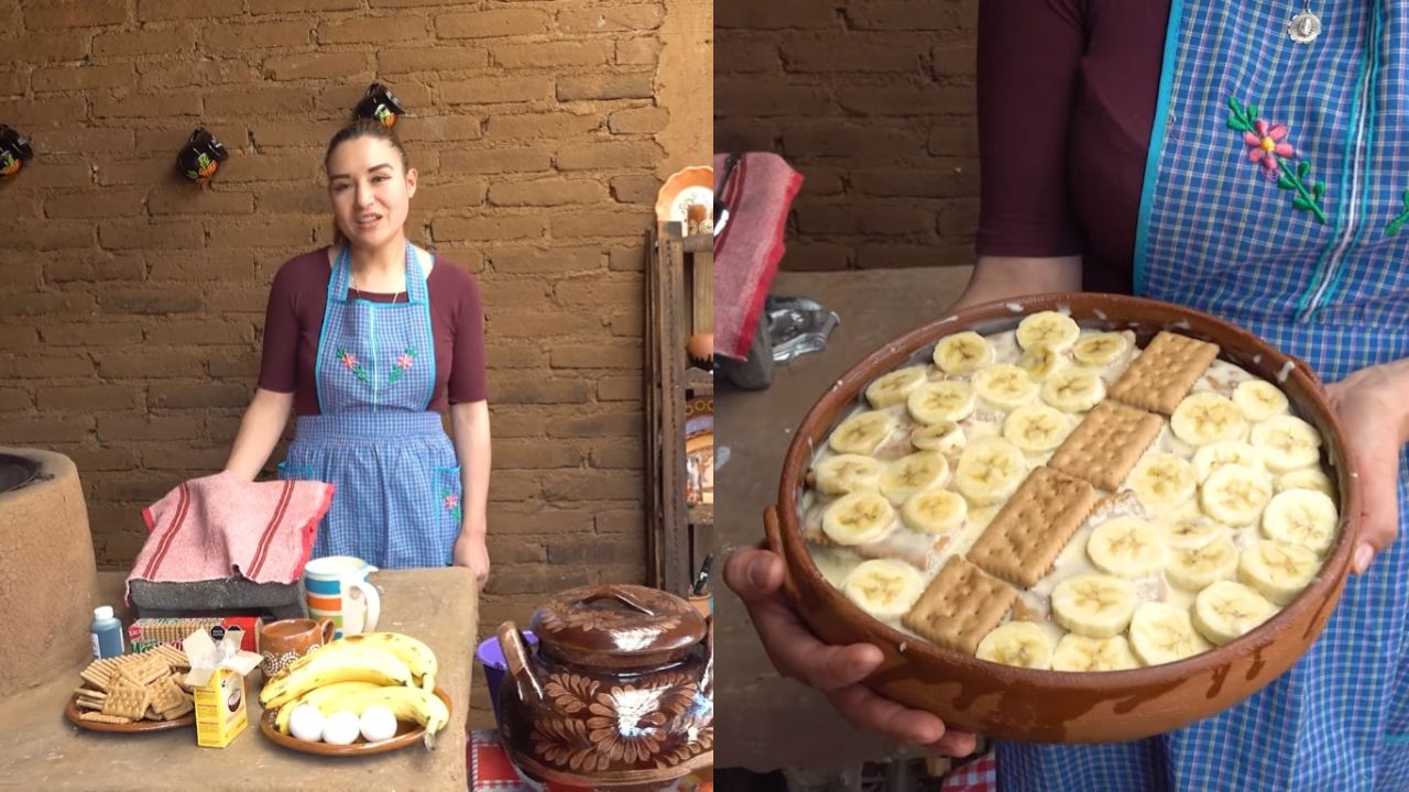 postre cremoso de platano doña angela de mi rancho a tu cocina