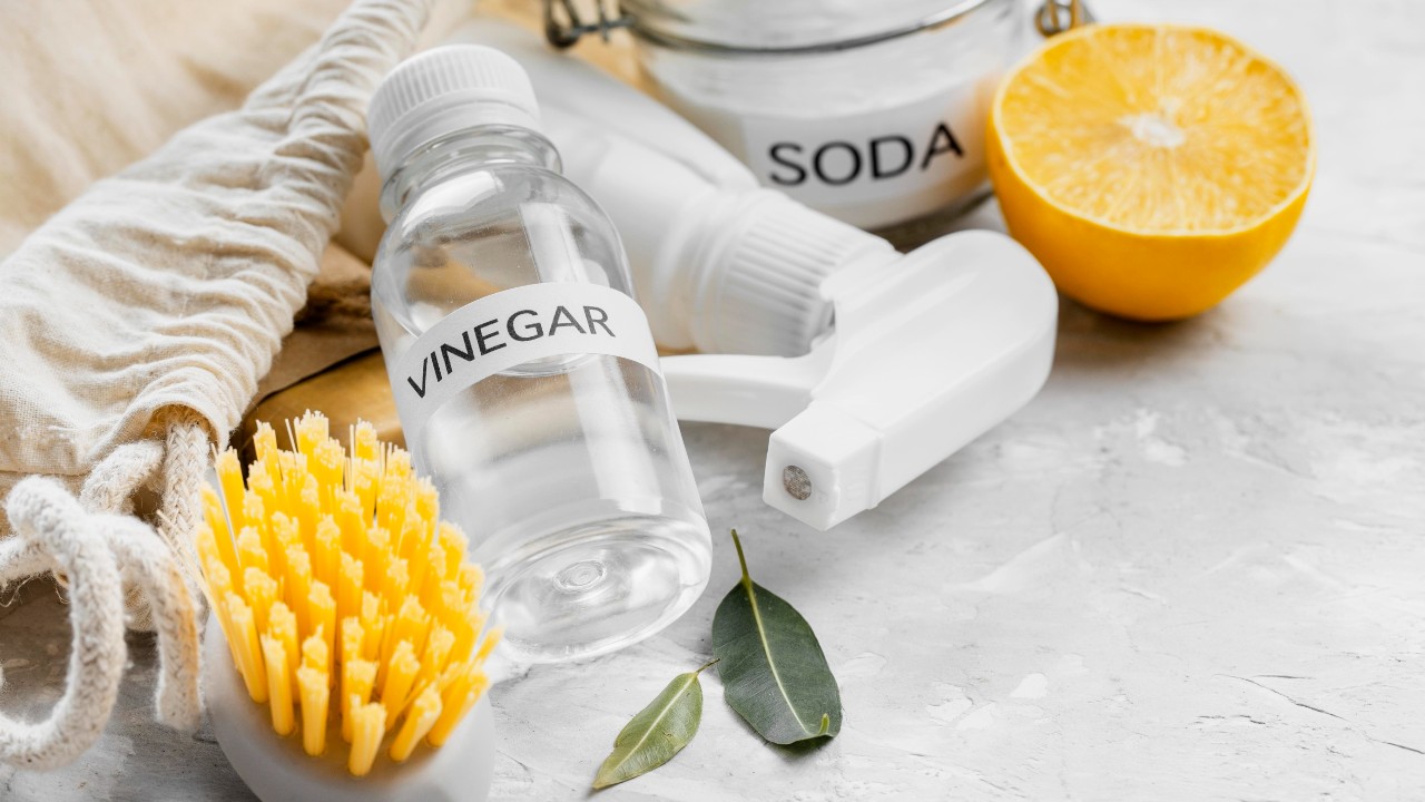 desinfectacte de vinagre con naranja