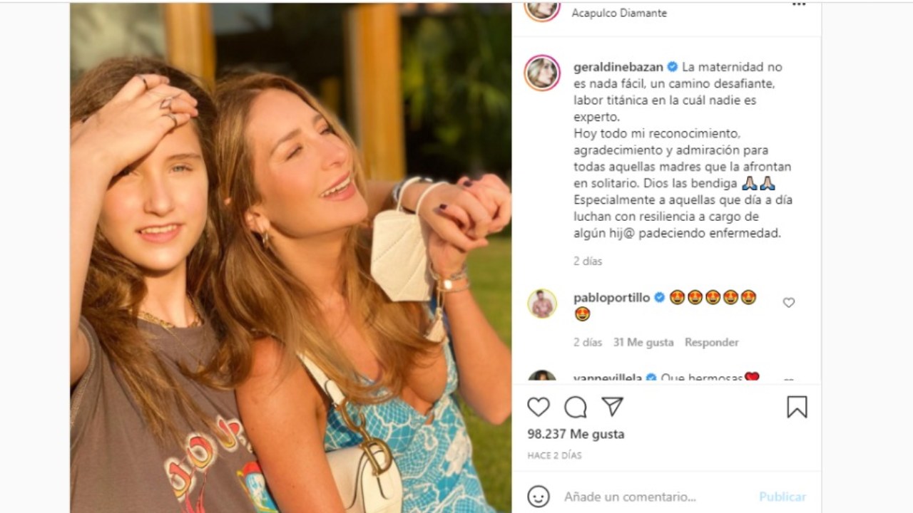 geraldine bazán mensaje empoderar mujeres madres solteras