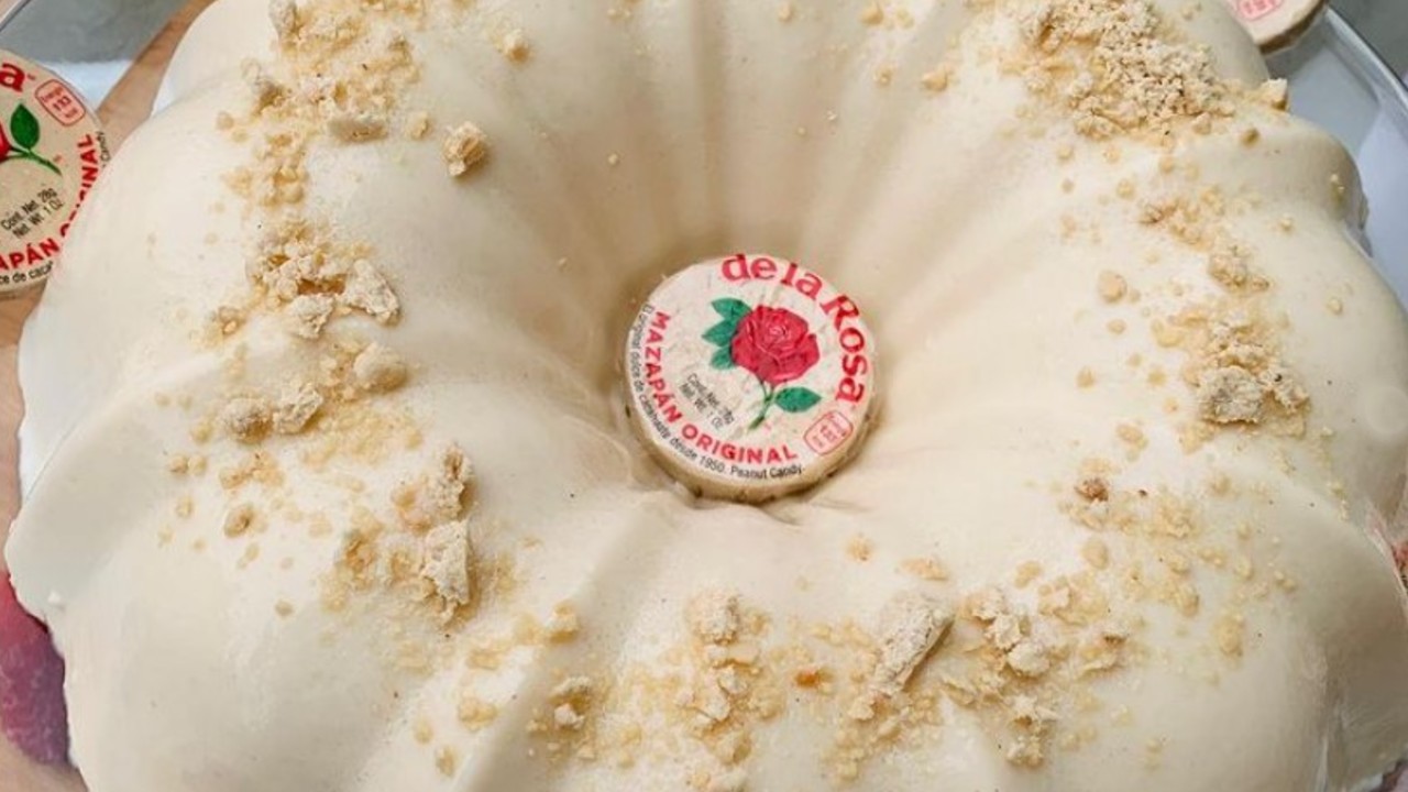 gelatina de mazapán receta delicioso postre