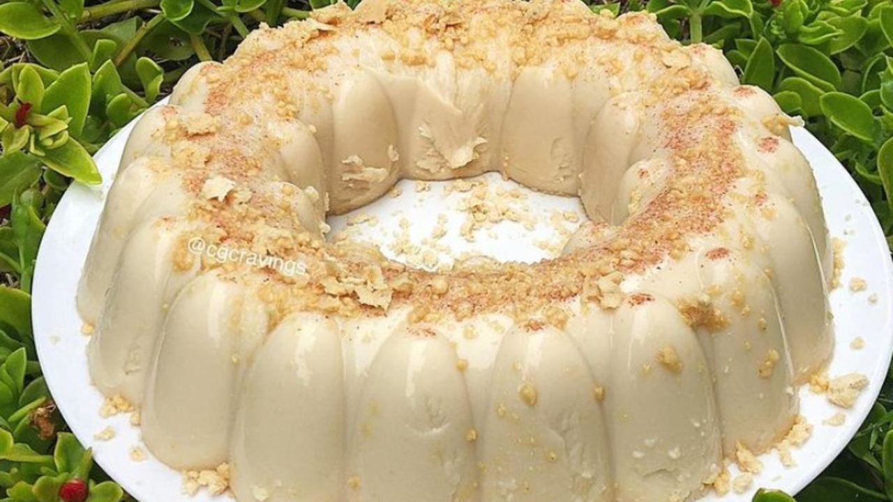 gelatina de mazapán paso a paso