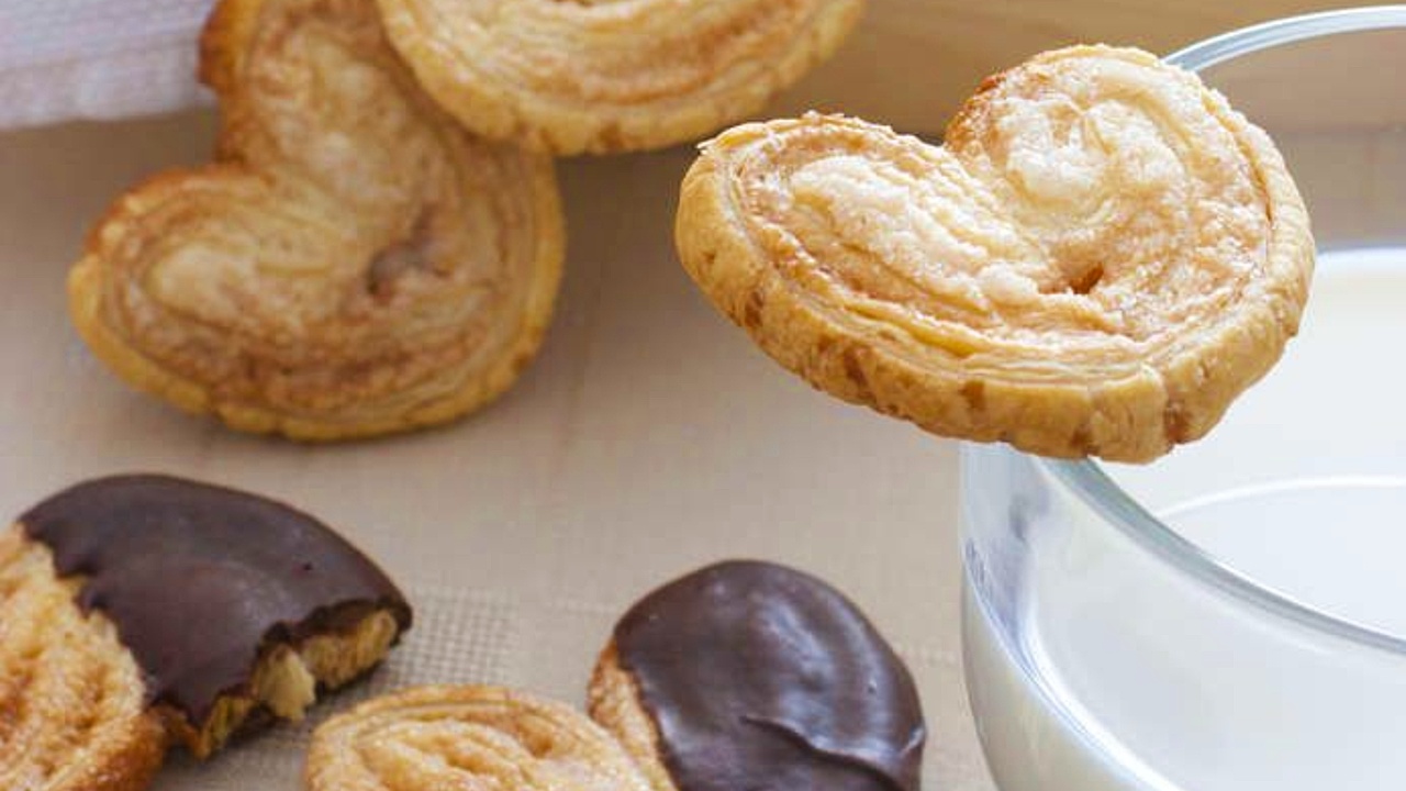 orejitas de hojaldre con chocolate galletas recetas freidora de aire