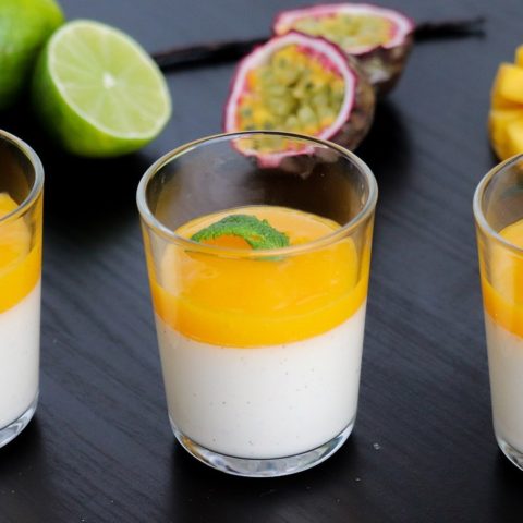 receta de panna cotta de maracuyá como hacer panacota