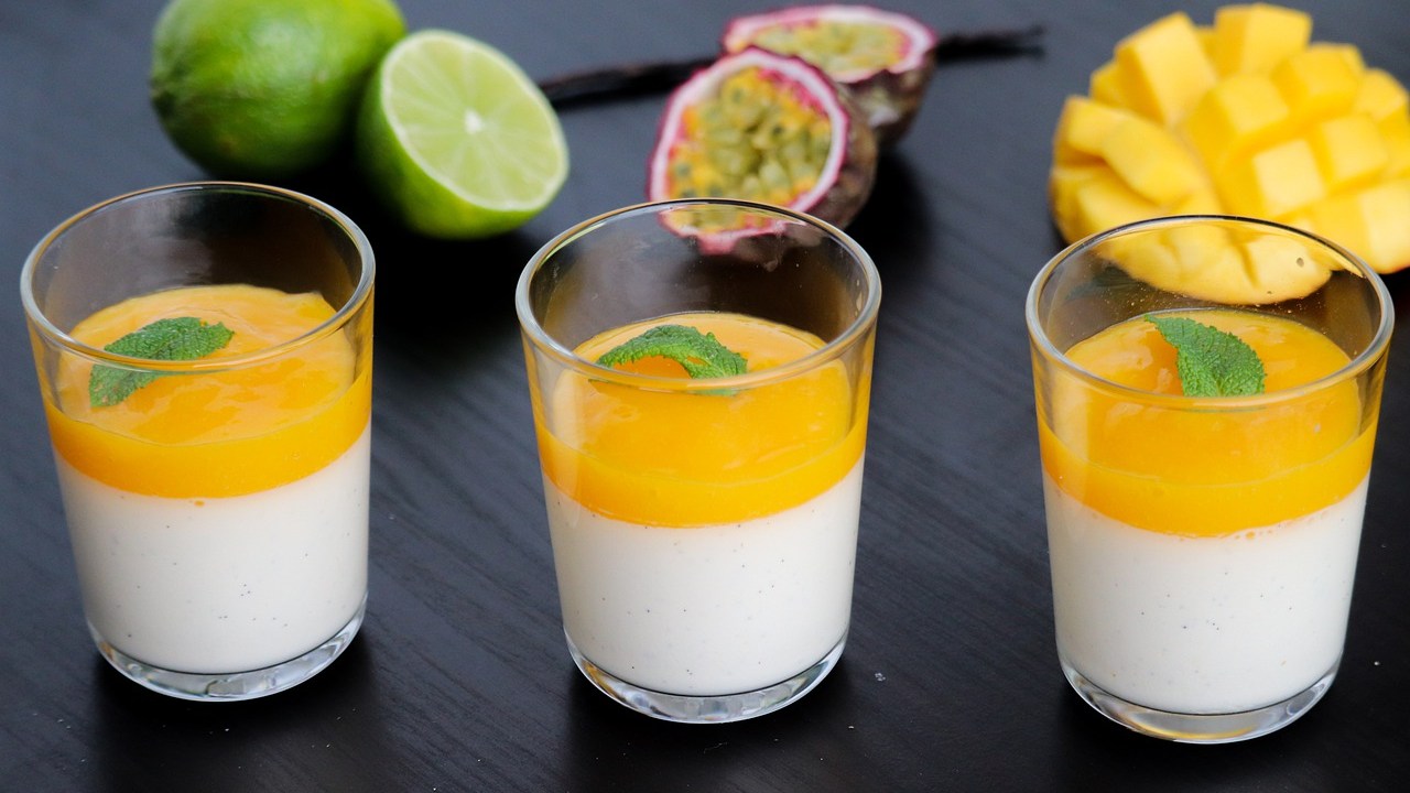 receta de panna cotta de maracuyá como hacer panacota