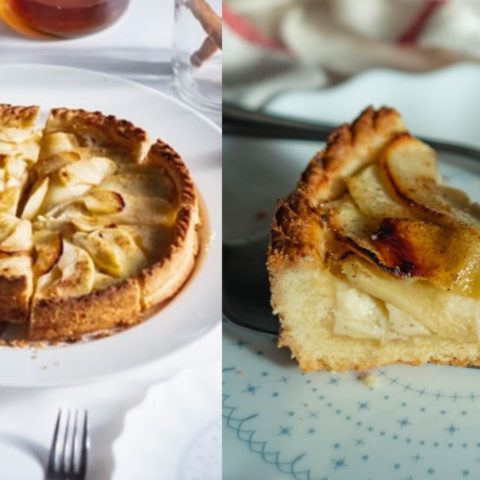 receta pastel de manzana fitness postre saludable