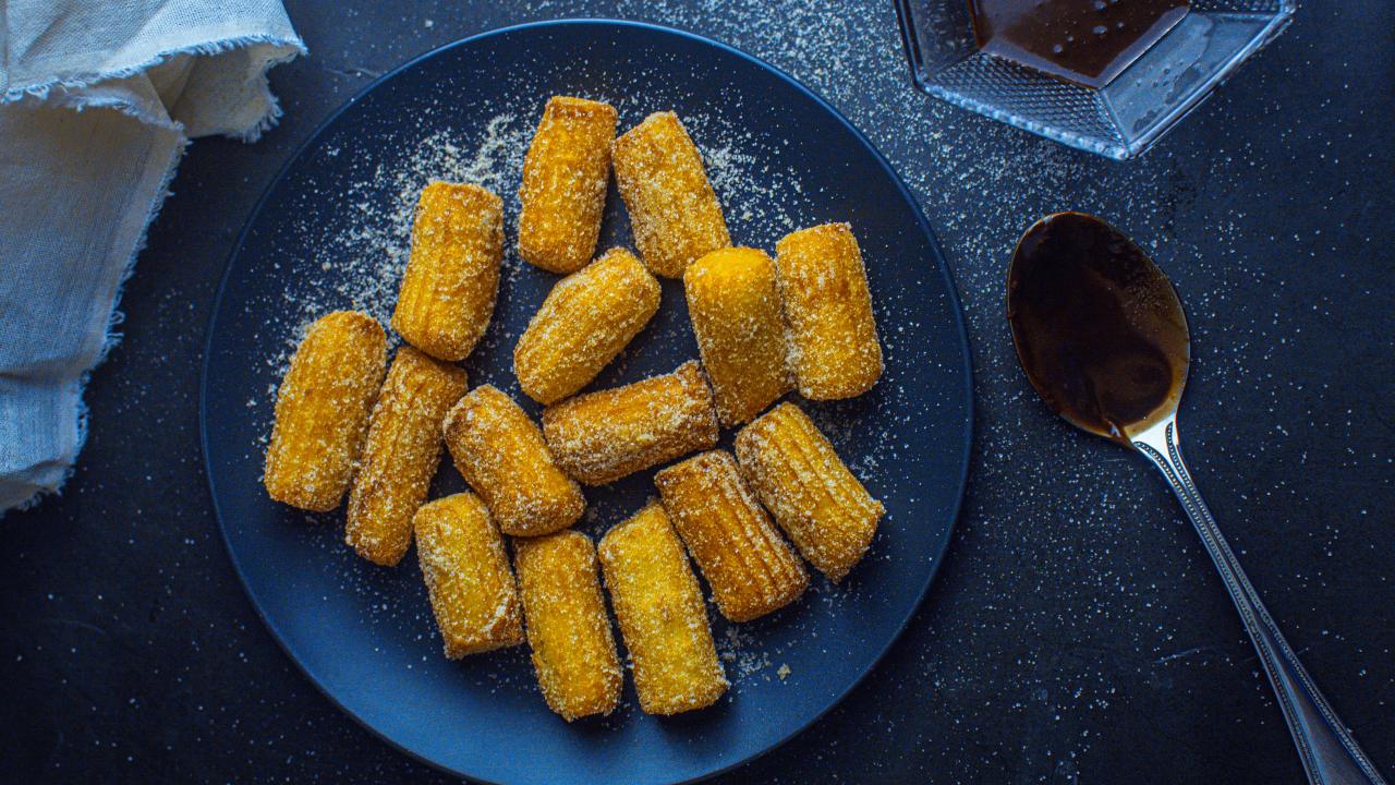 postres en freidora de aire recetas faciles