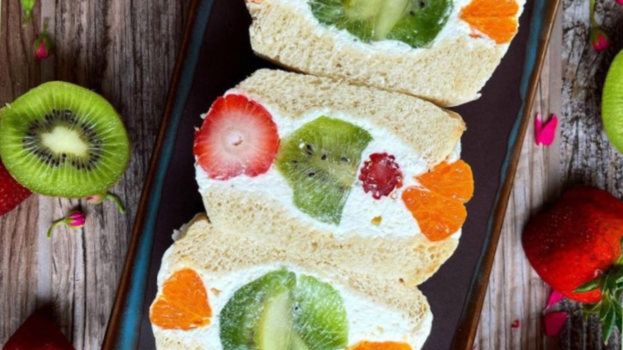 sandwich de frutas japones paso a paso