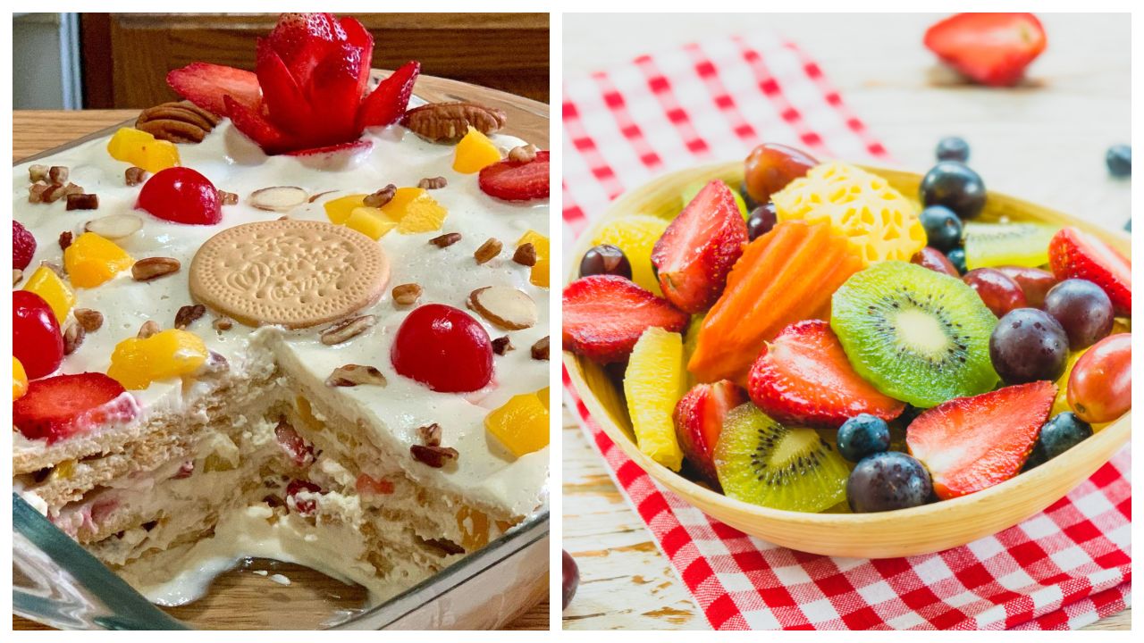 carlota de frutas receta como hacer postre sin horno