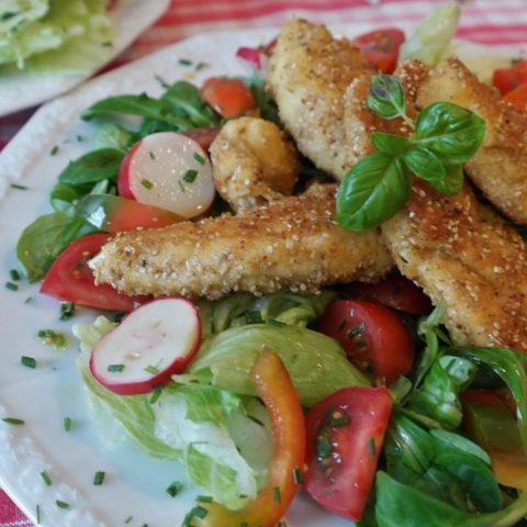 ensalada de pollo a la naranja agridulce receta como hacer