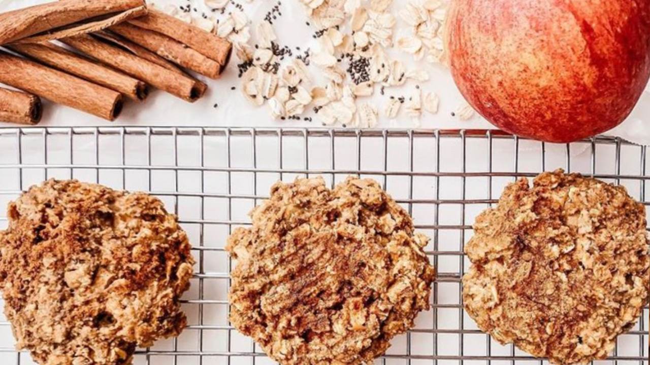 receta de galletas de manzana
