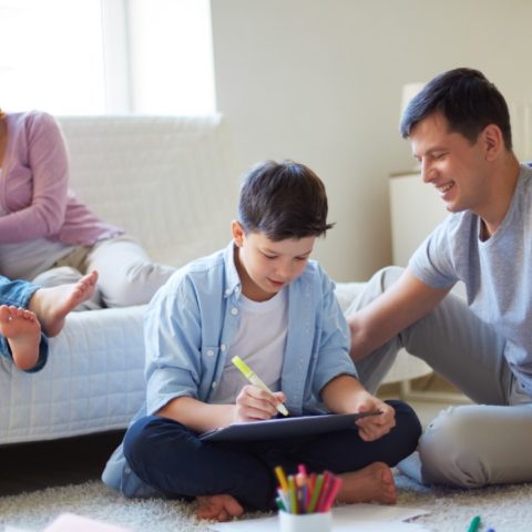 como interpretar el dibujo de familia hijos