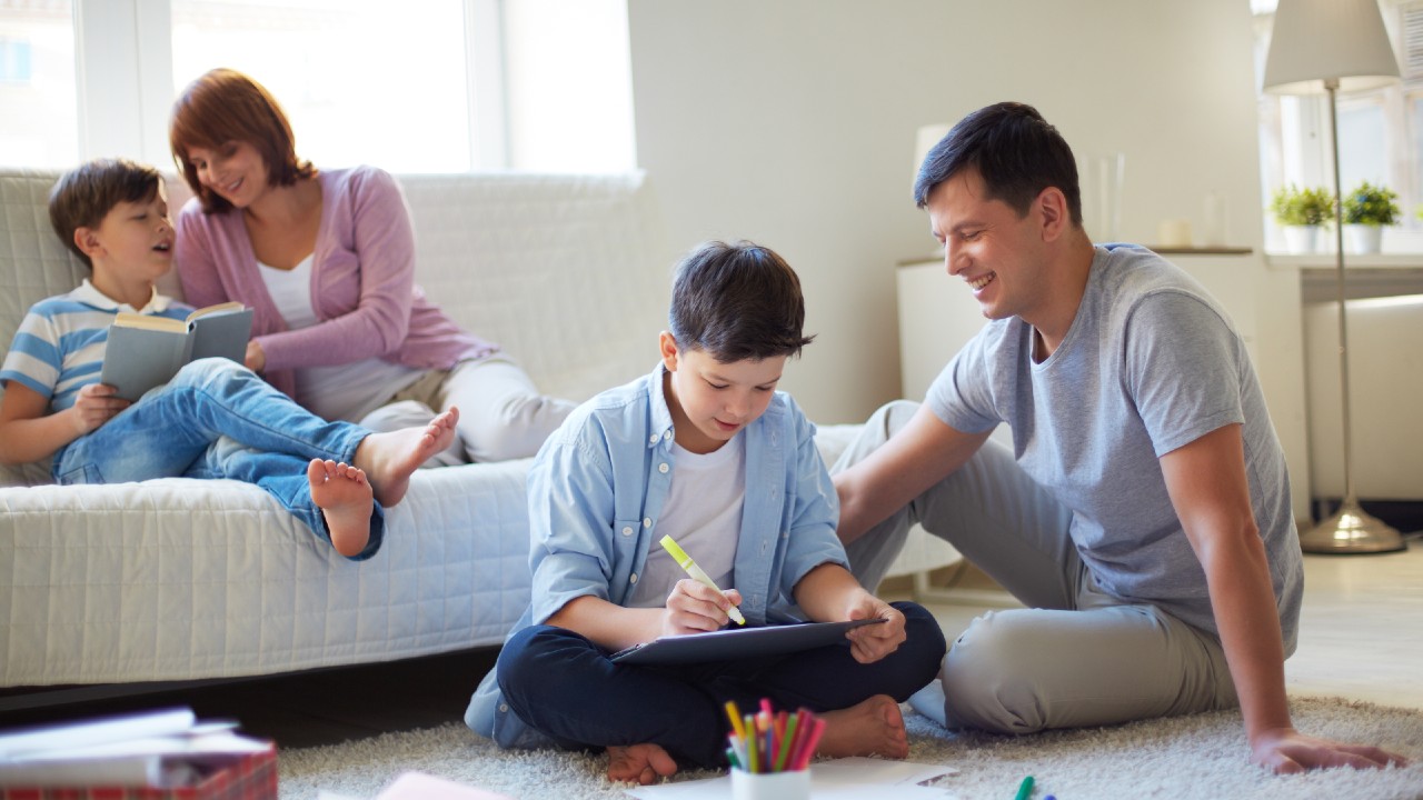 como interpretar el dibujo de familia hijos