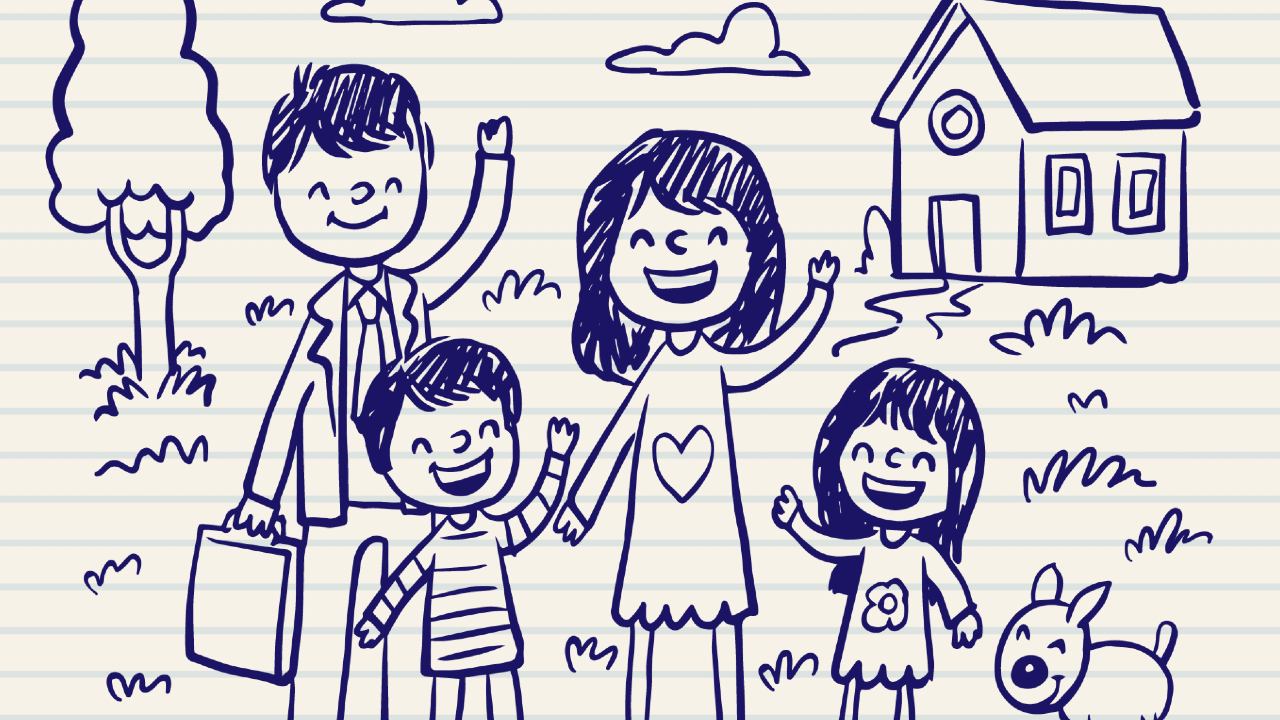 como interpretar el dibujo de familia niños