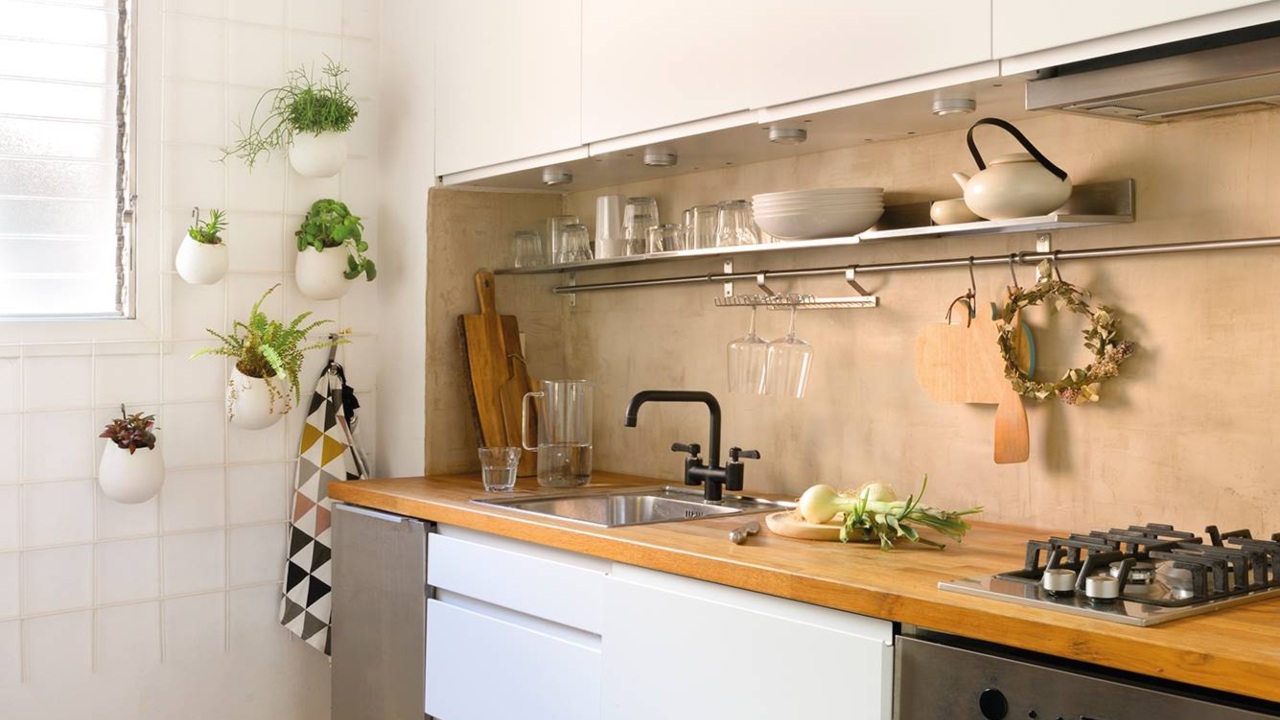 barra cocina para colgar poner objetos