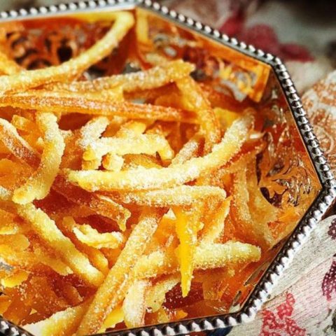 como hacer cascaras de naranja