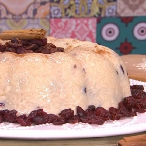 Cómo hacer gelatina de arroz con leche condensada