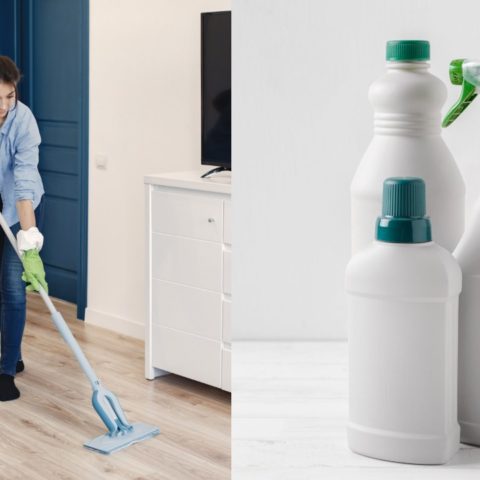 como hacer limpiador casero para pisos multiusos pinol