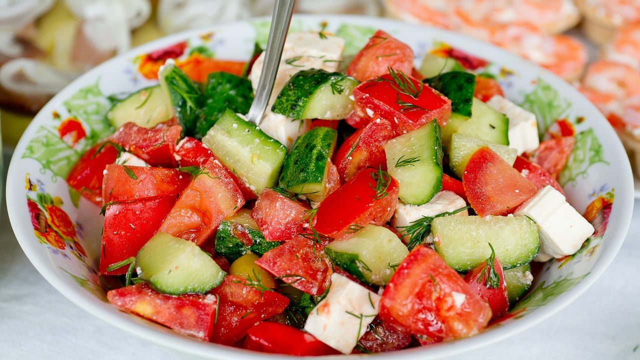 receta de ensalada de pepino y jitomate marinado vinagre