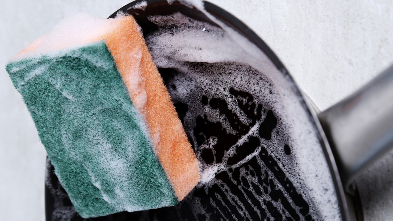 sartenes ollas cochambre grasa mezcla para eliminarla