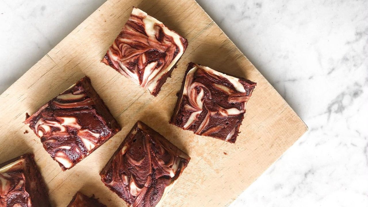 como hacer brownies de red velvet cheesecake receta