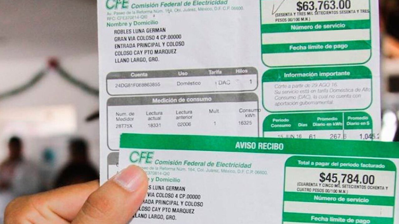 como cambiar el nombre de tu recibo de luz