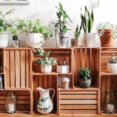 como diseñar muebles con huacales
