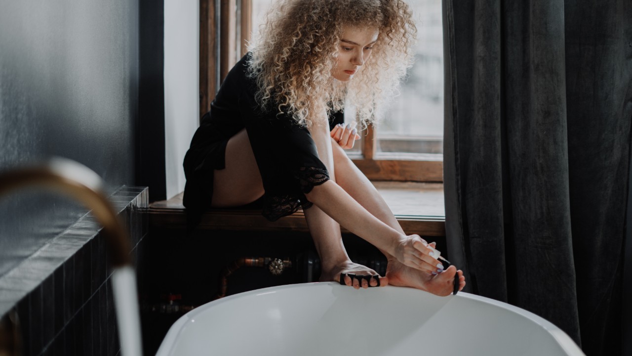 decoracion de uñas de los pies