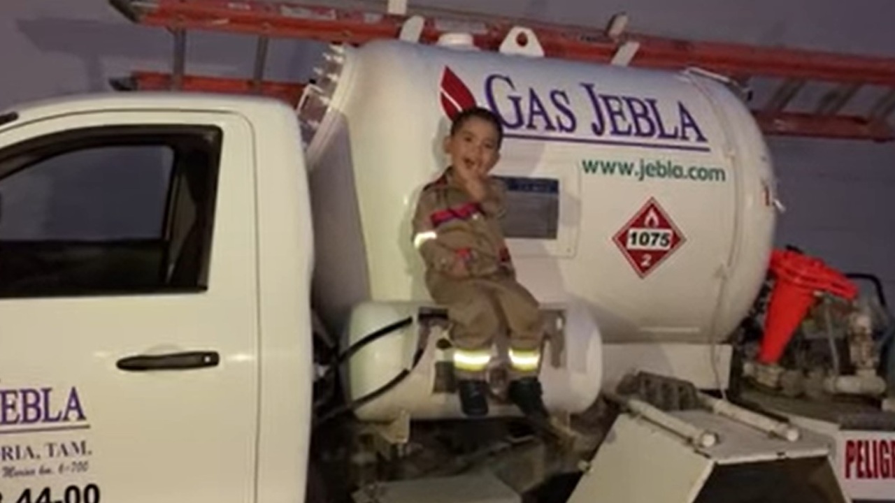 niño celebra su cumpleaños vestido de gasero viral en redes
