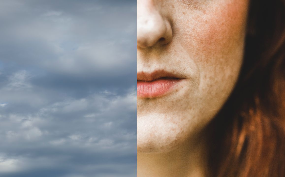 El aire frio paraliza el rostro