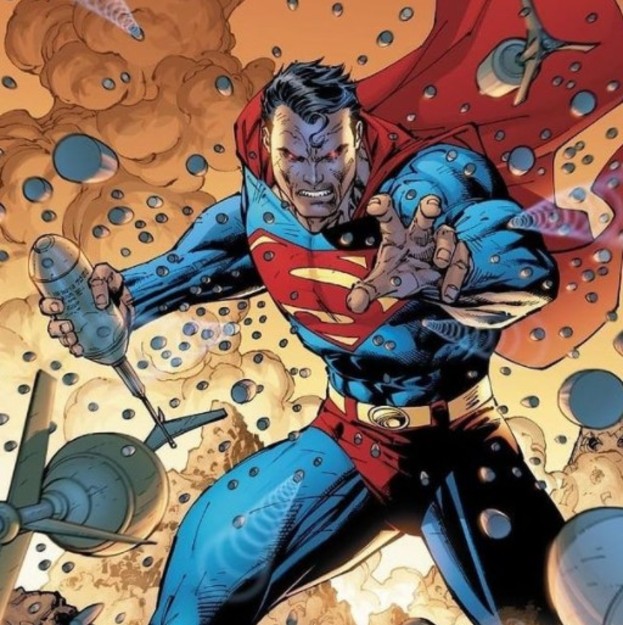 superman tio de un pequeño niño