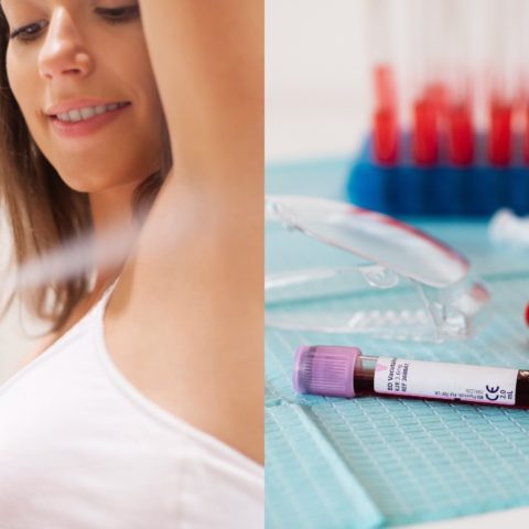 puedes cepillarte los dientes usar desodorante antes de análisis de sangre ayuno