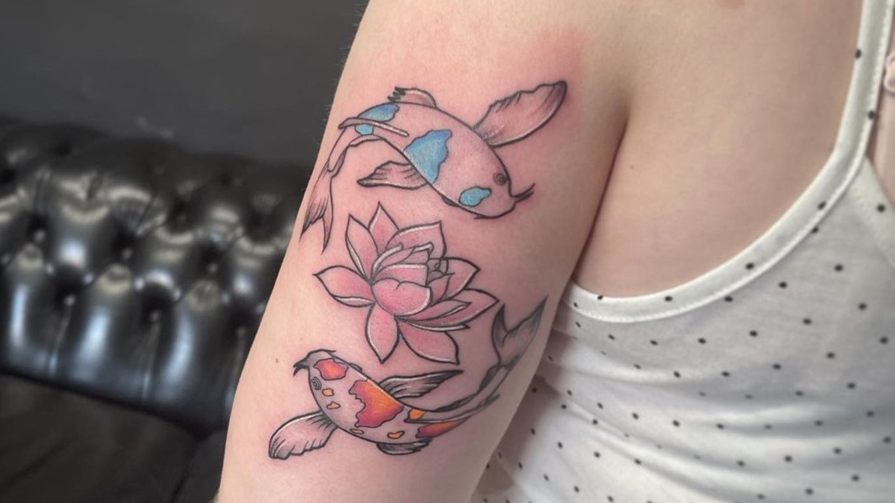 tatuajes para atraer la buena suerte koi