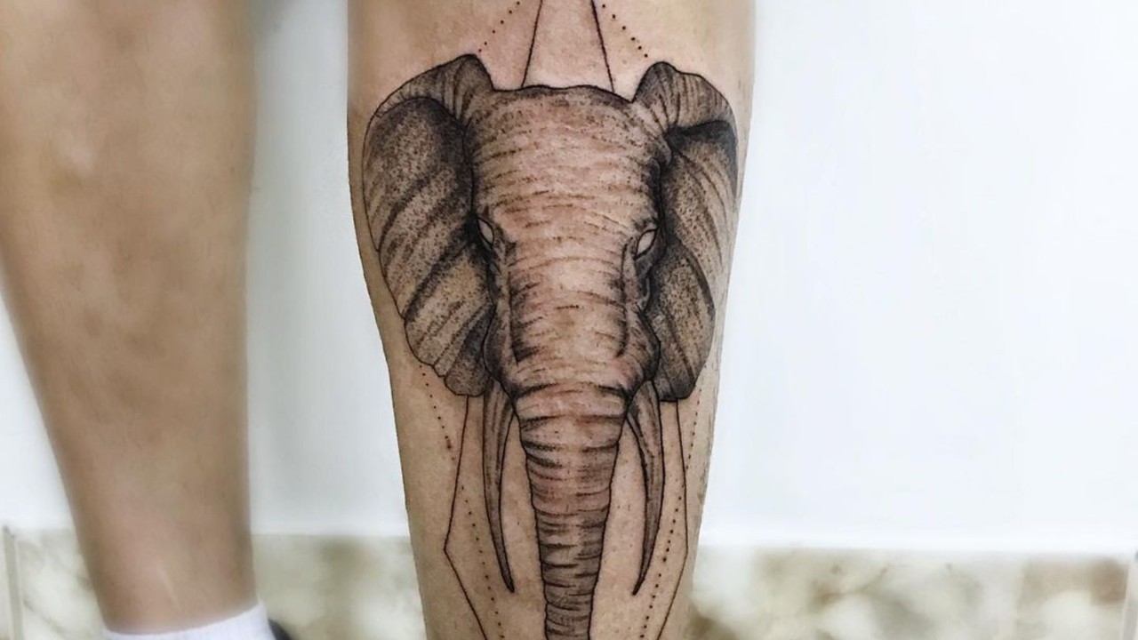 tatuajes para atraer la buena suerte elefante