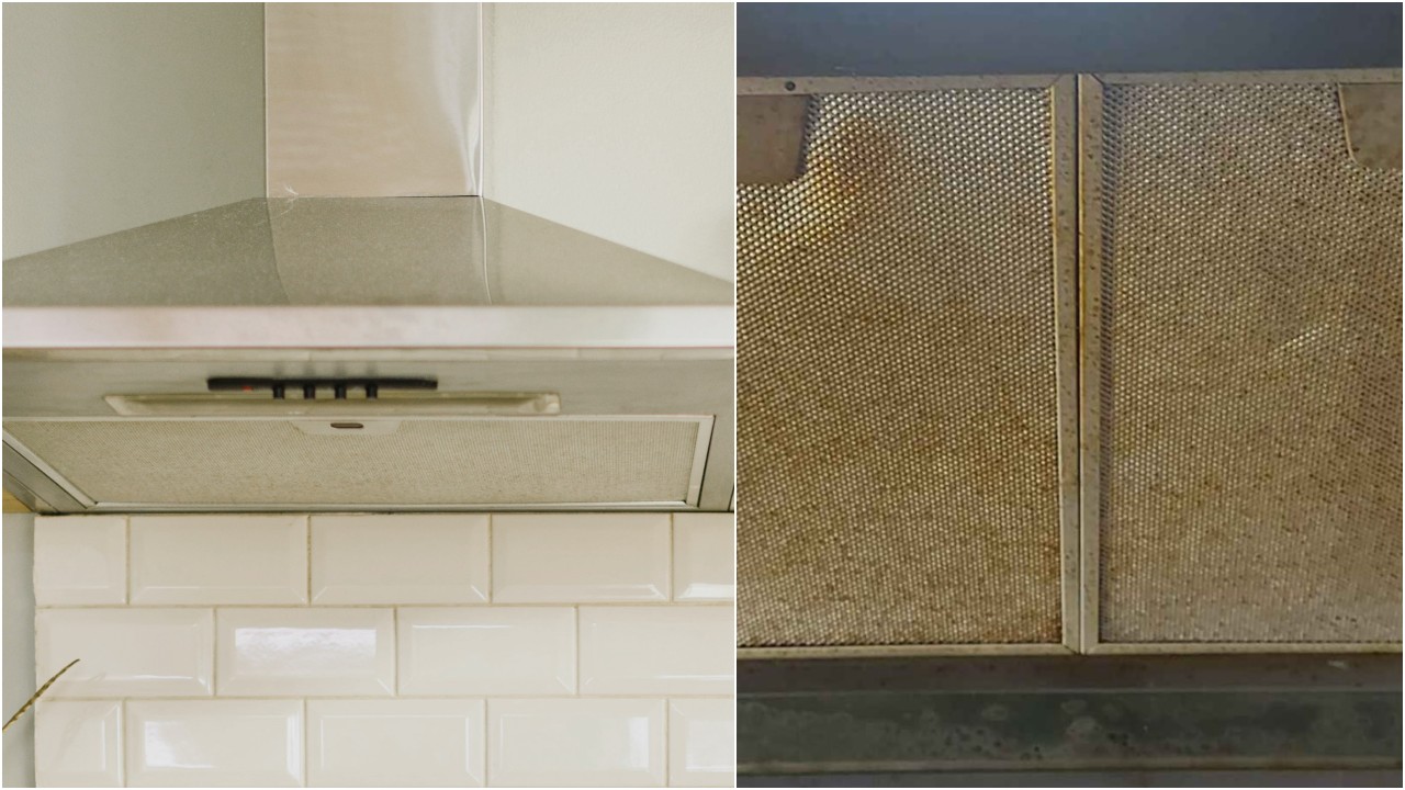 Cómo limpiar una campana llena de grasa