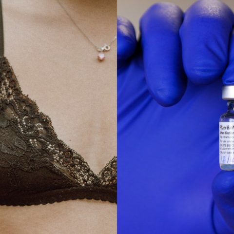 ¿La vacuna Pfizer hace que los pechos crezca?