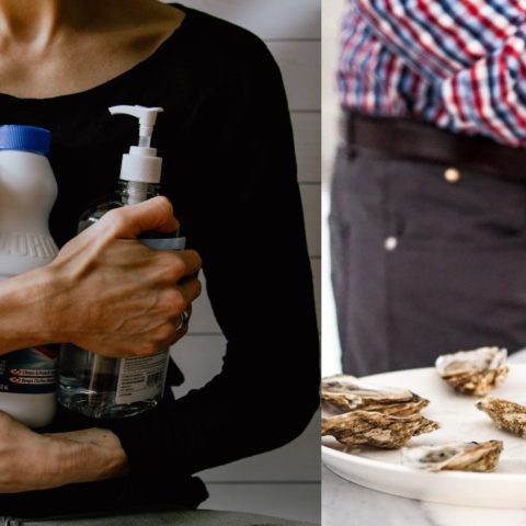 Esposo que cocinan y limpian no ayudan