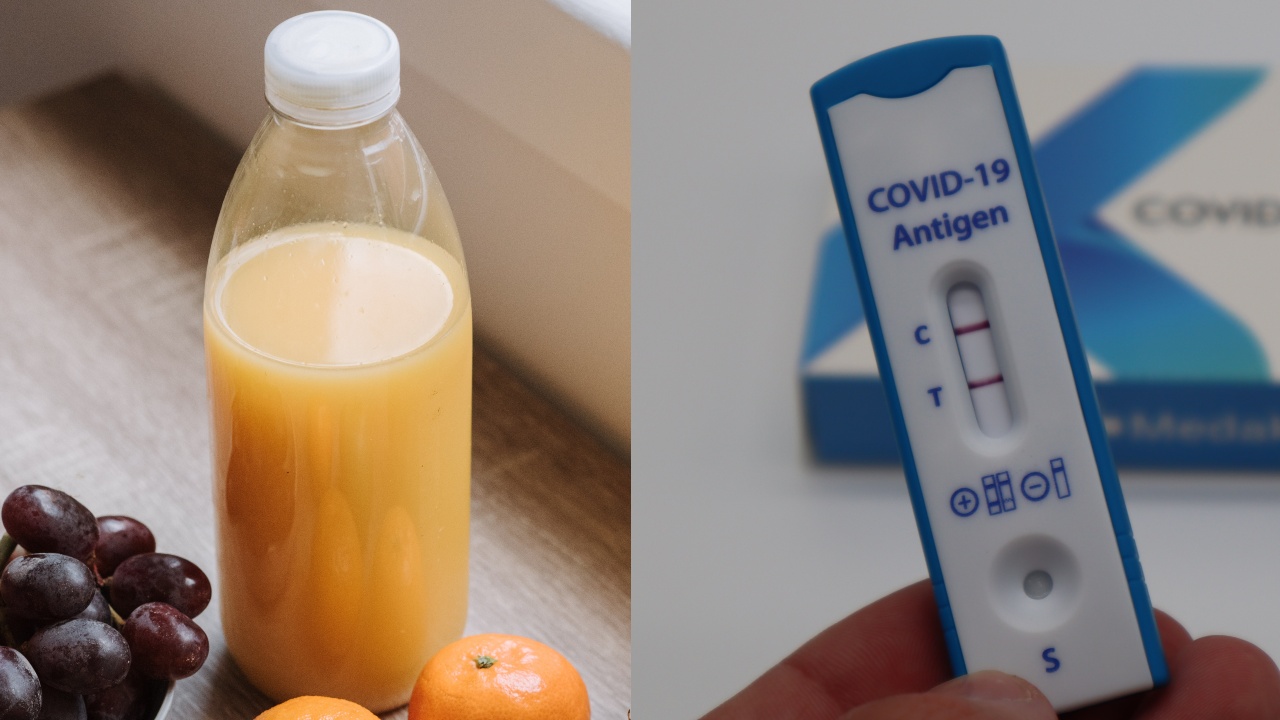 ¿Por qué el jugo de naranja puede afectar el covid test?