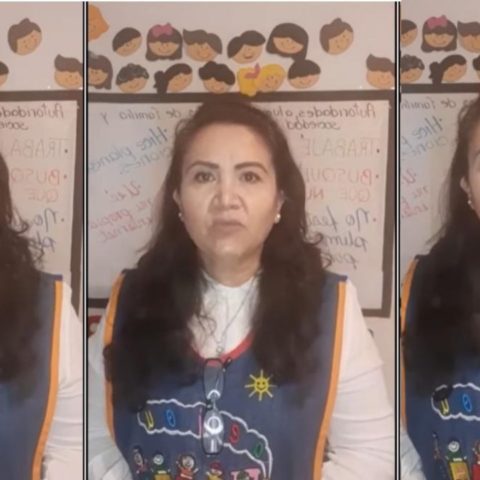 maestra rosy critica a alumnos que pasaron con seis