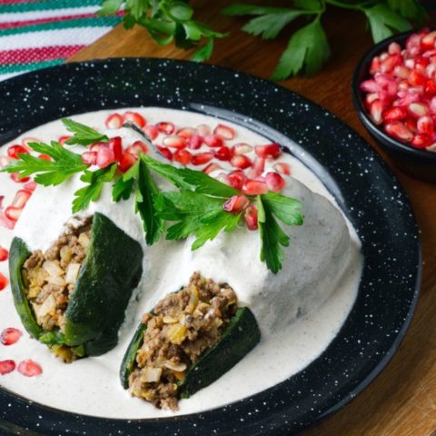 cómo congelar y recalentar chiles en nogada