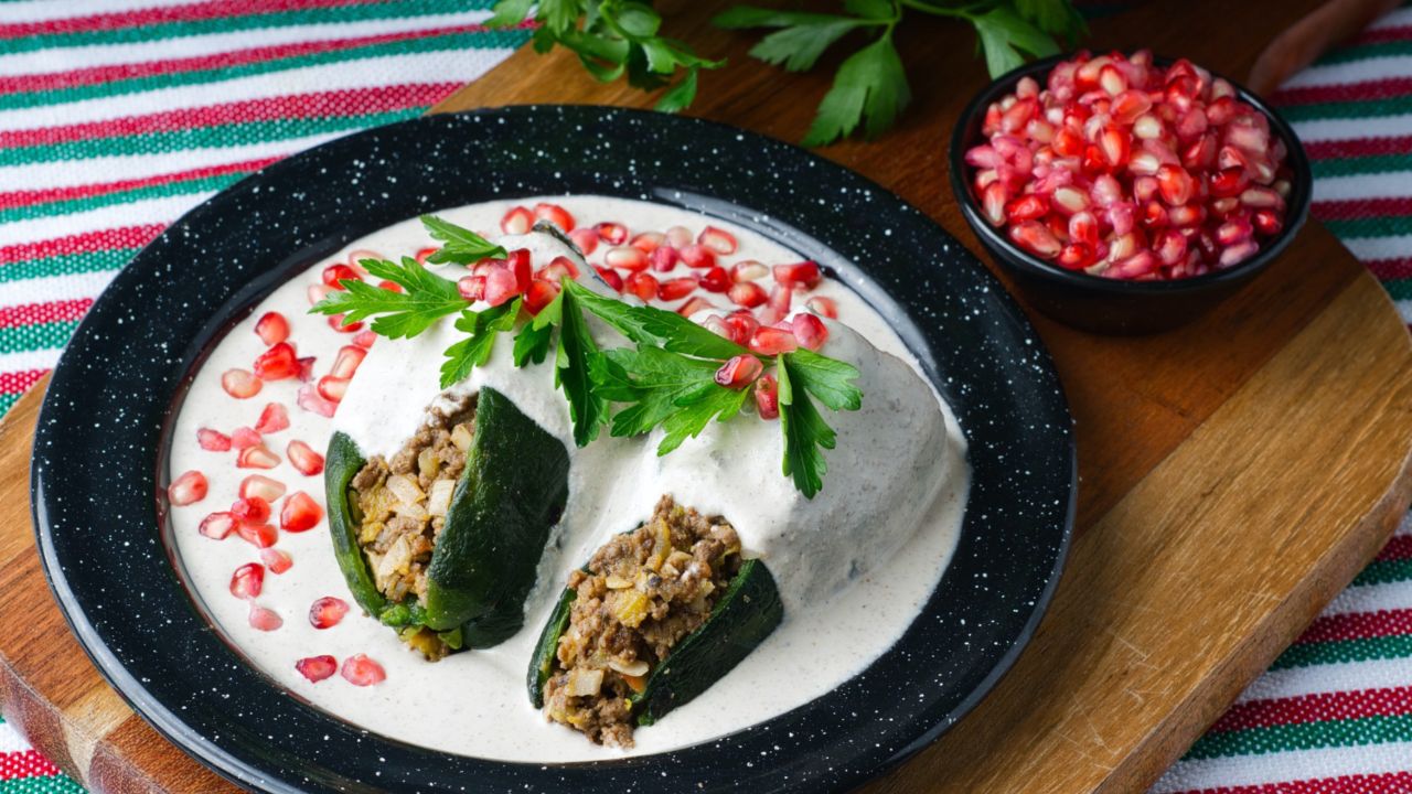 cómo congelar y recalentar chiles en nogada