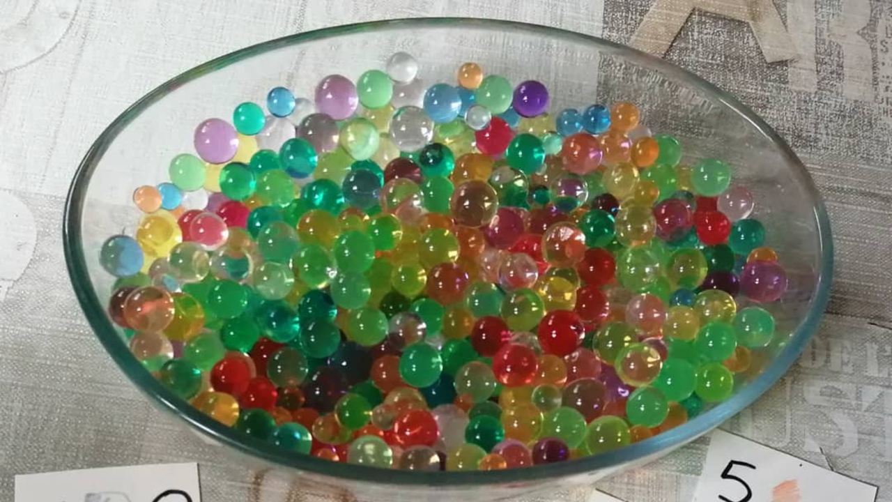 paso a paso bolitas de hidrogel