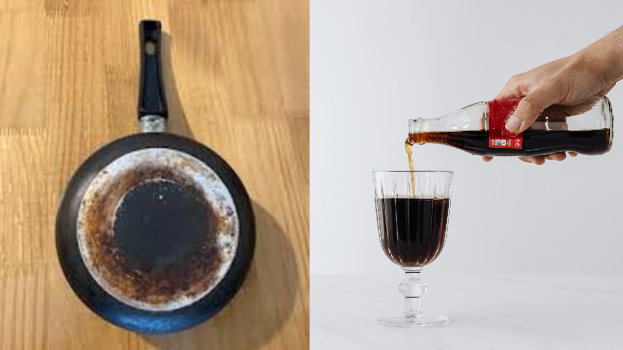 refresco de cola para limpiar lo quemado de ollas y sartenes
