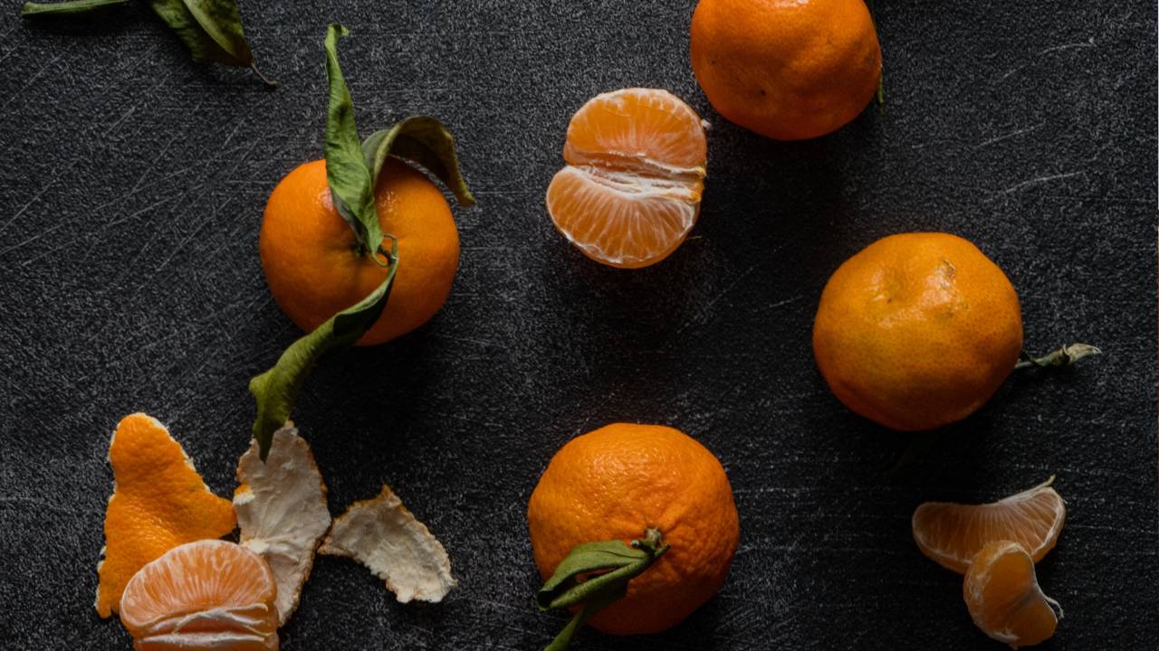 cáscara de mandarina