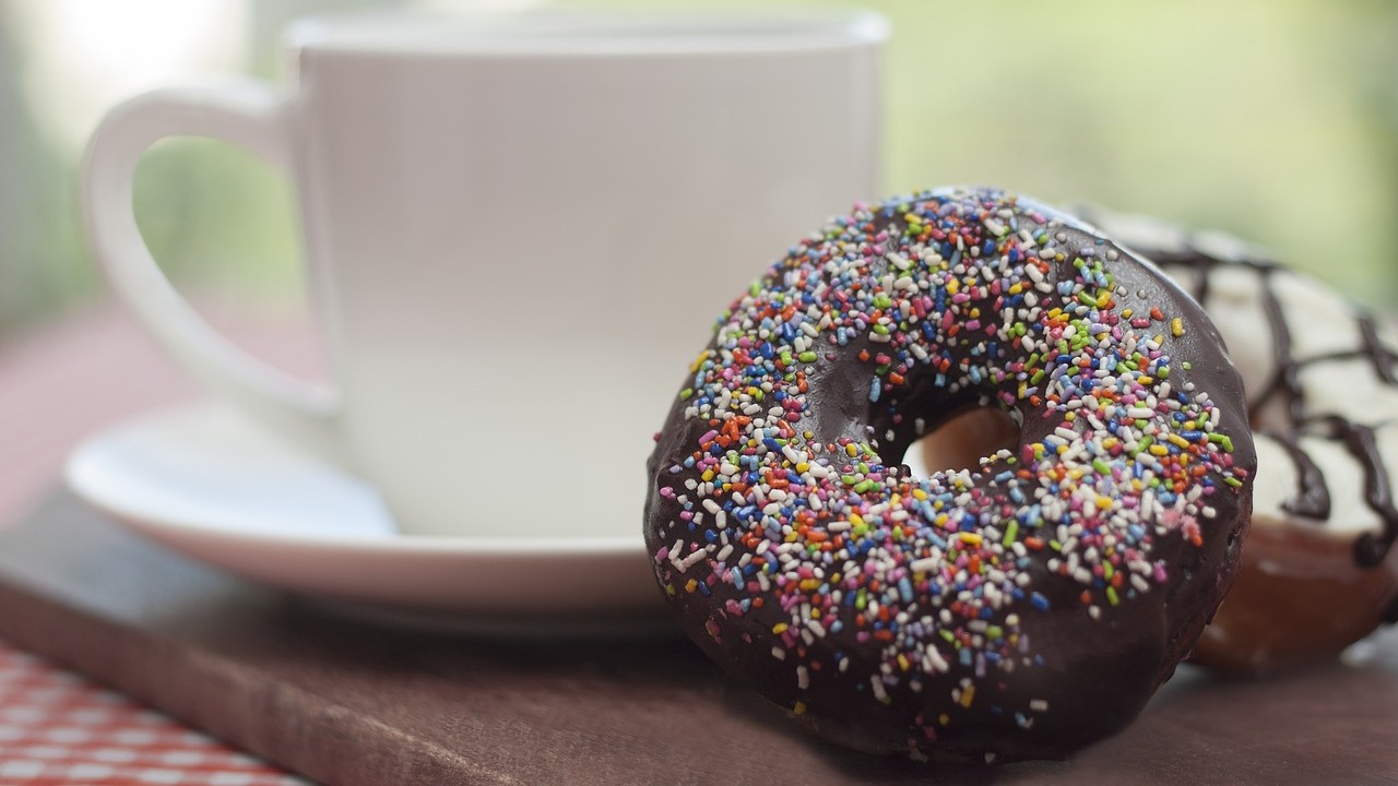 Calorías de dona de chocolate